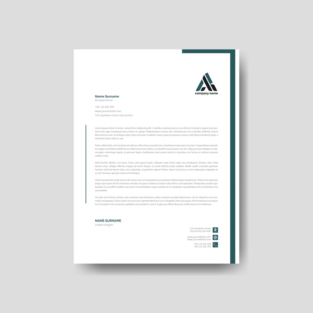 Wzór papieru firmowego – jak powinien wyglądać i co musi zawierać?